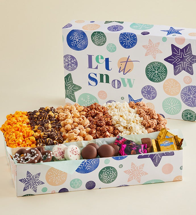 Snowy Merriment Musical Ultimate Gift Box Chocolate Lovers